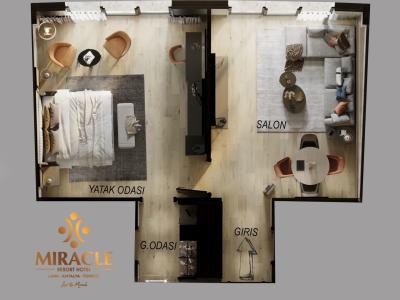 Miracle Resort - Familiensuite Swim Up (Sommer)